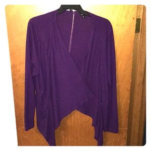 Torrid Purple Lightweight Cardigan